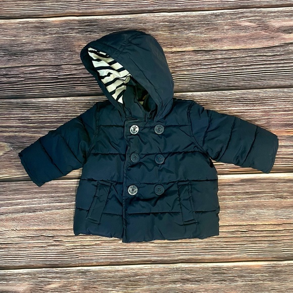 GAP Other - Baby Gap Navy Puffer Jacket Size 6-12 Months